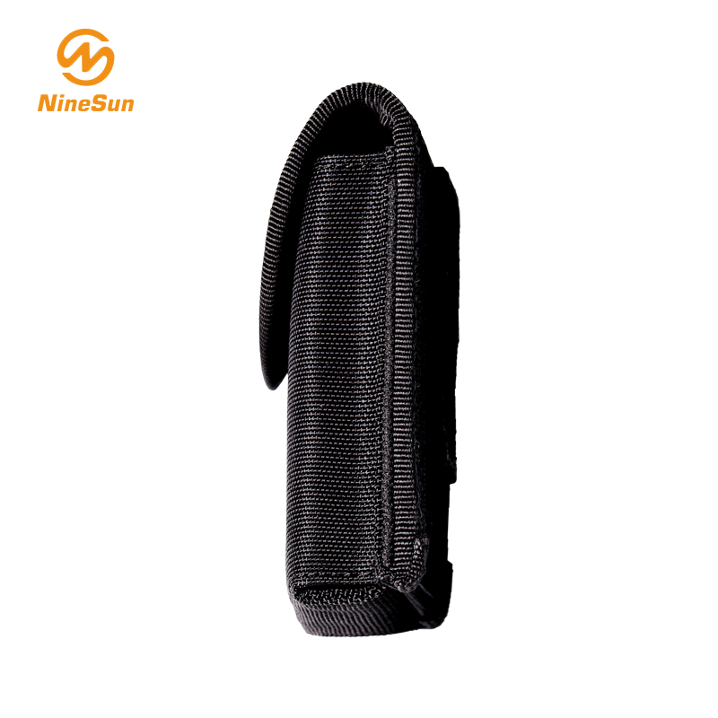 Kleine schwarze Nylon-Taschenmesserscheide-NineSan